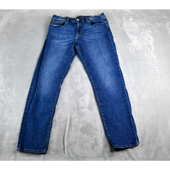 Lucky Brand Jeans Mens 36X32 (33x30 Meas) Blue 410 Athletic Straight - Picture 1 of 10